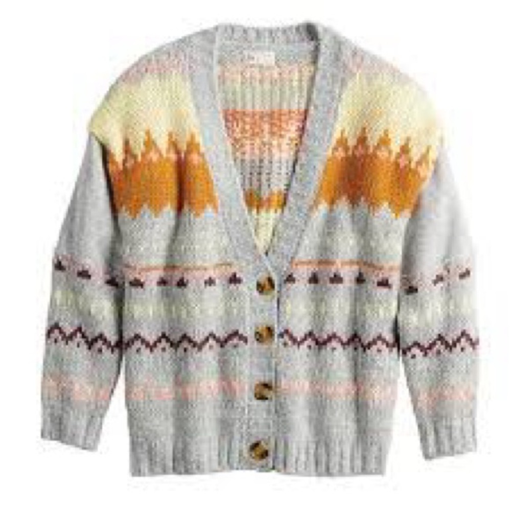 SO Women's Multicolor Cardigan Sweater